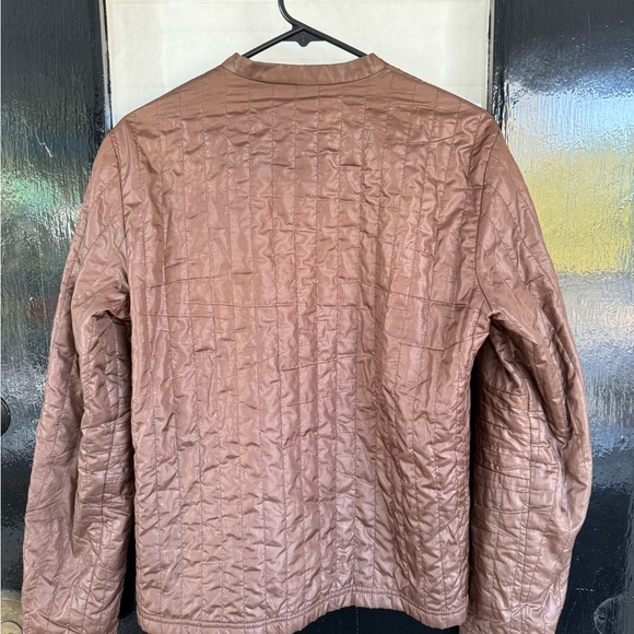 Brown Quilted Lightweight Jacket - Picture 4 of 5
